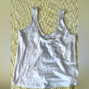 Abercrombie & Fitch White Tank Top Classic Style